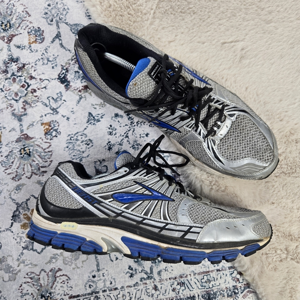 Brooks Men’s Running Shoes - Silver & Blue